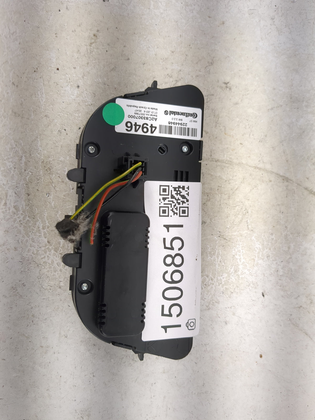 2012-2015 Buick Verano Climate Control Module Temperature AC/Heater Replacement P/N:A2C83307000 22944946 Fits OEM Used Auto 