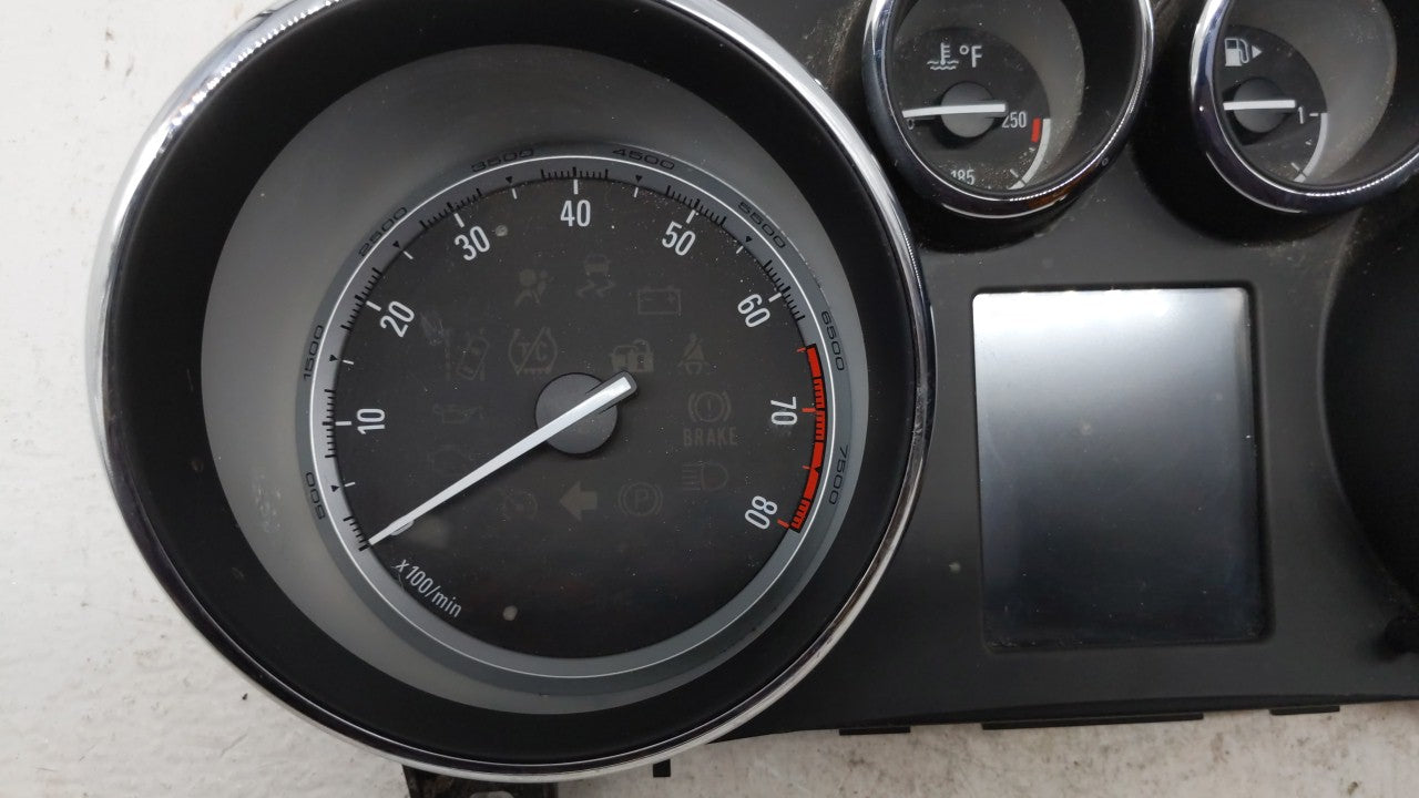 2014-2015 Buick Verano Instrument Cluster Speedometer Gauges P/N:22993180 Fits Fits 2014 2015 OEM Used Auto Parts - Oemuseda