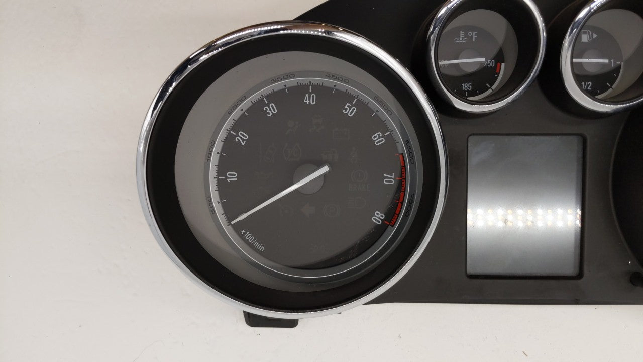 2014-2015 Buick Verano Instrument Cluster Speedometer Gauges P/N:22993180 Fits Fits 2014 2015 OEM Used Auto Parts - Oemuseda