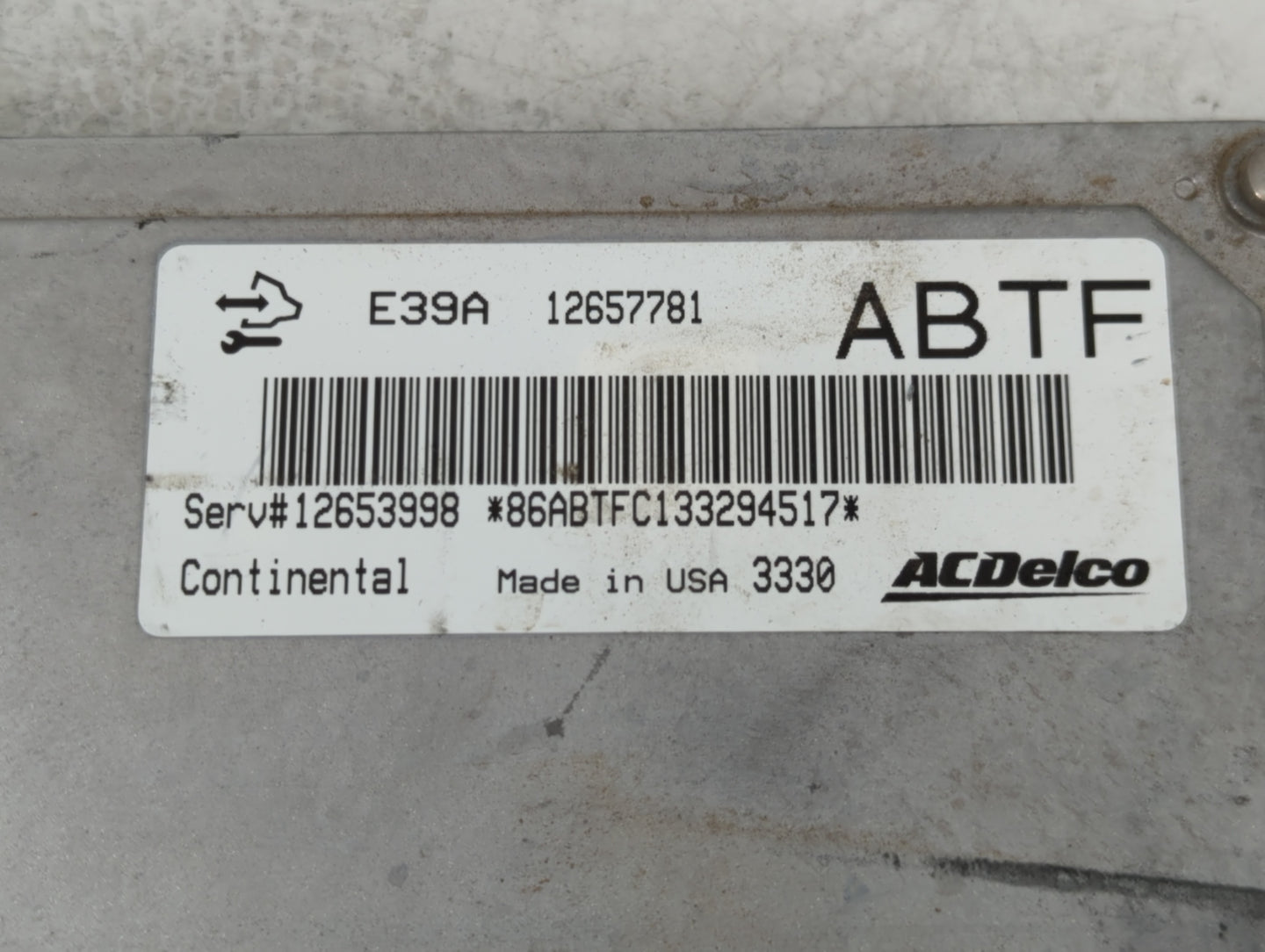 2013-2016 Buick Verano PCM Engine Control Computer ECU ECM PCU OEM P/N:12657781 12653998 Fits Fits 2013 2014 2015 2016 OEM U