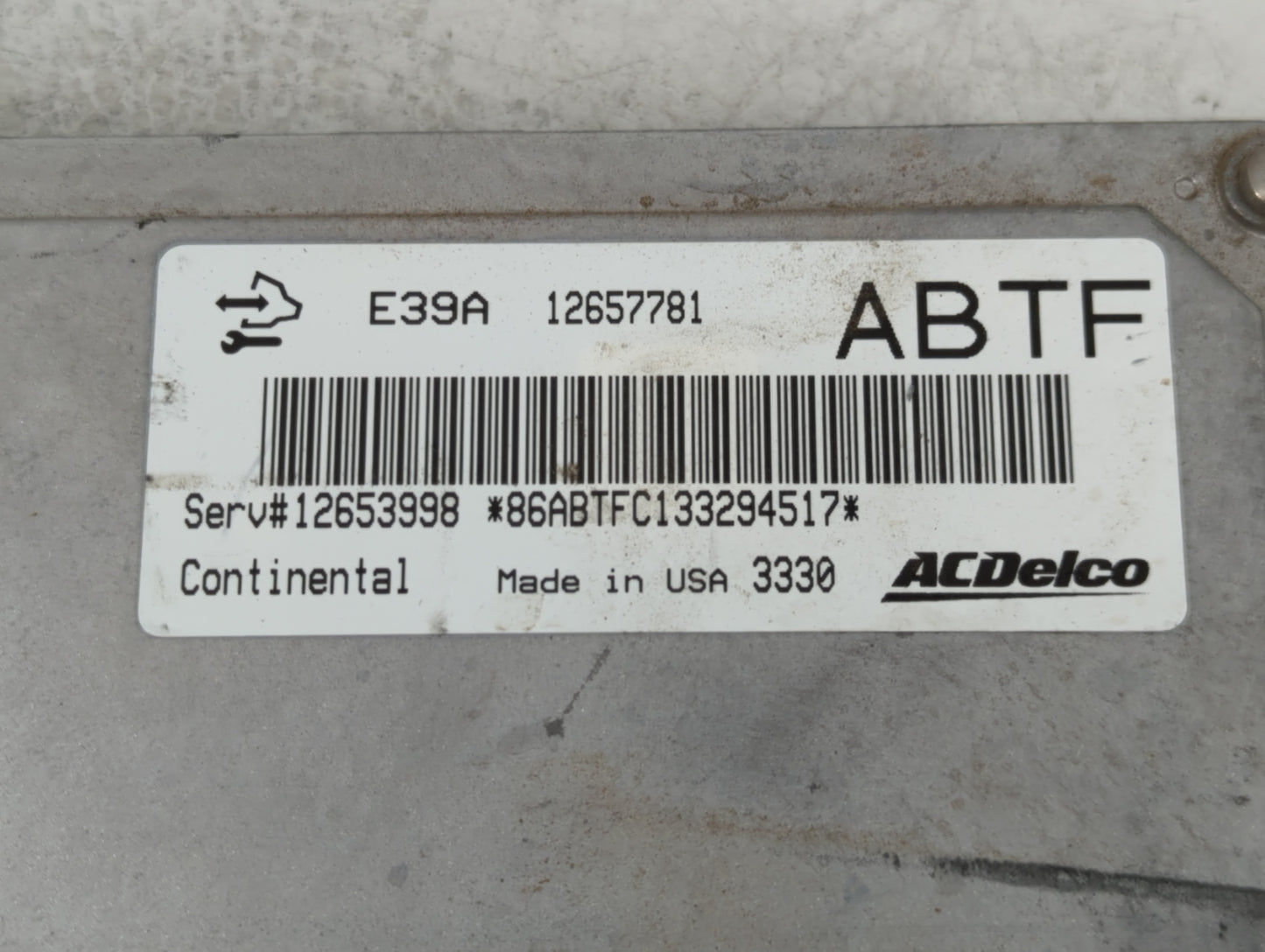 2013-2016 Buick Verano PCM Engine Control Computer ECU ECM PCU OEM P/N:12657781 12653998 Fits Fits 2013 2014 2015 2016 OEM U