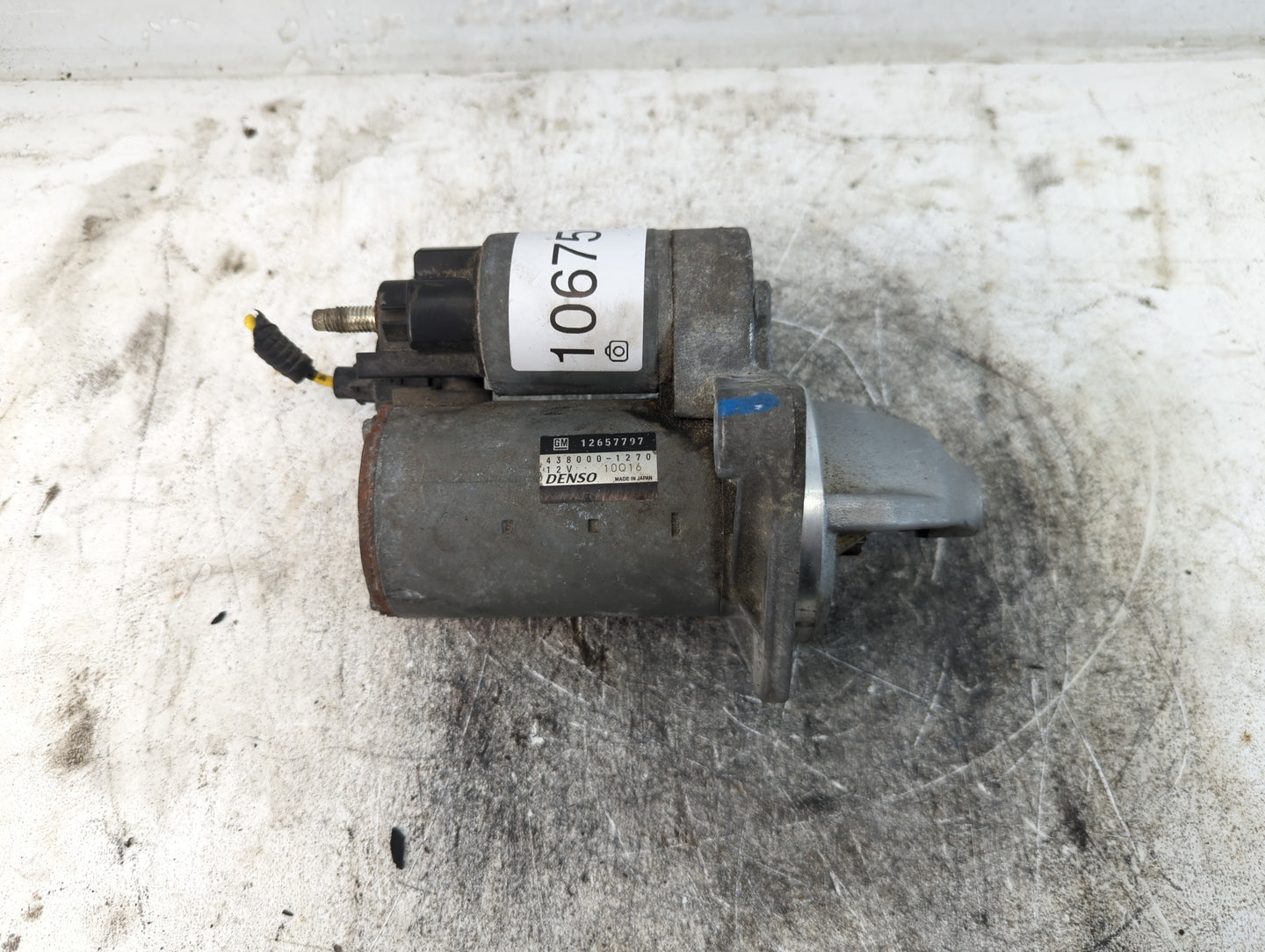 2013-2015 Cadillac Ats Car Starter Motor Solenoid OEM P/N:438000-1270 12657797 Fits OEM Used Auto Parts - Oemusedautoparts1.