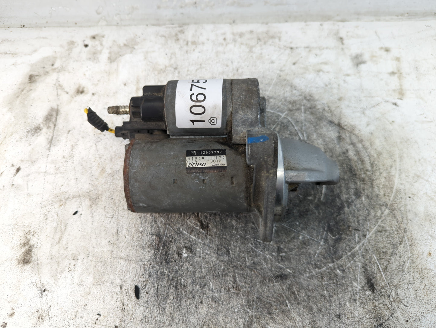 2013-2015 Cadillac Ats Car Starter Motor Solenoid OEM P/N:438000-1270 12657797 Fits OEM Used Auto Parts - Oemusedautoparts1.