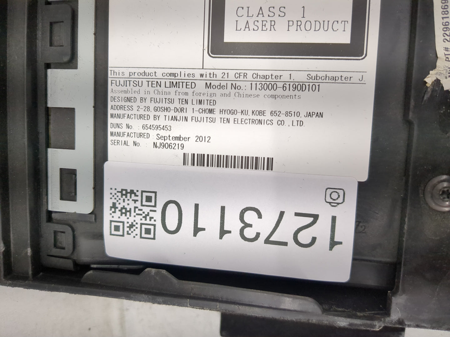 2013-2014 Cadillac Ats Radio AM FM Cd Player Receiver Replacement P/N:22952326 13590745 Fits Fits 2013 2014 OEM Used Auto Pa