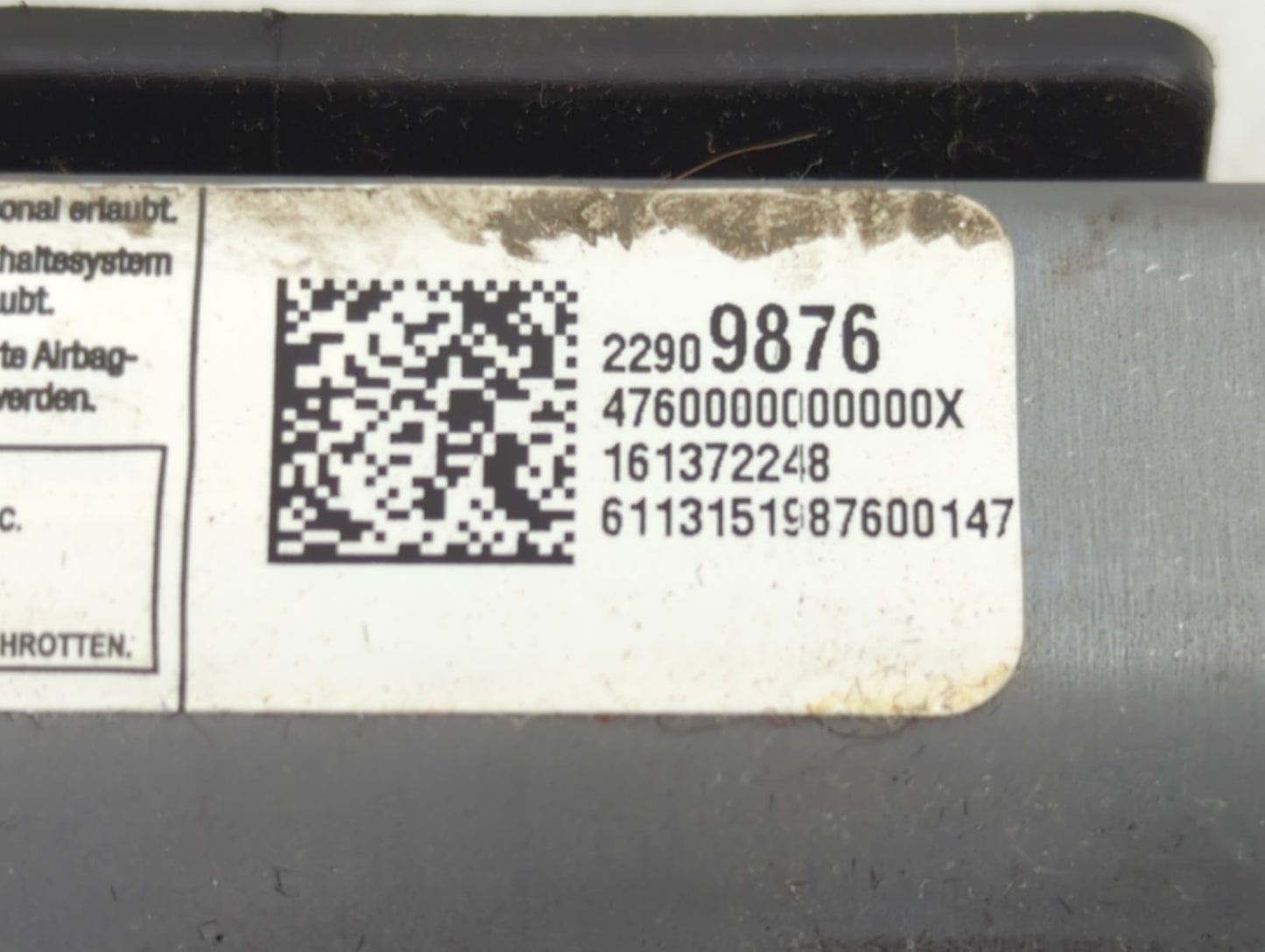 2014 Cadillac Ats Air Bag Passenger Right Knee OEM P/N:22909876 Fits OEM Used Auto Parts - Oemusedautoparts1.com
