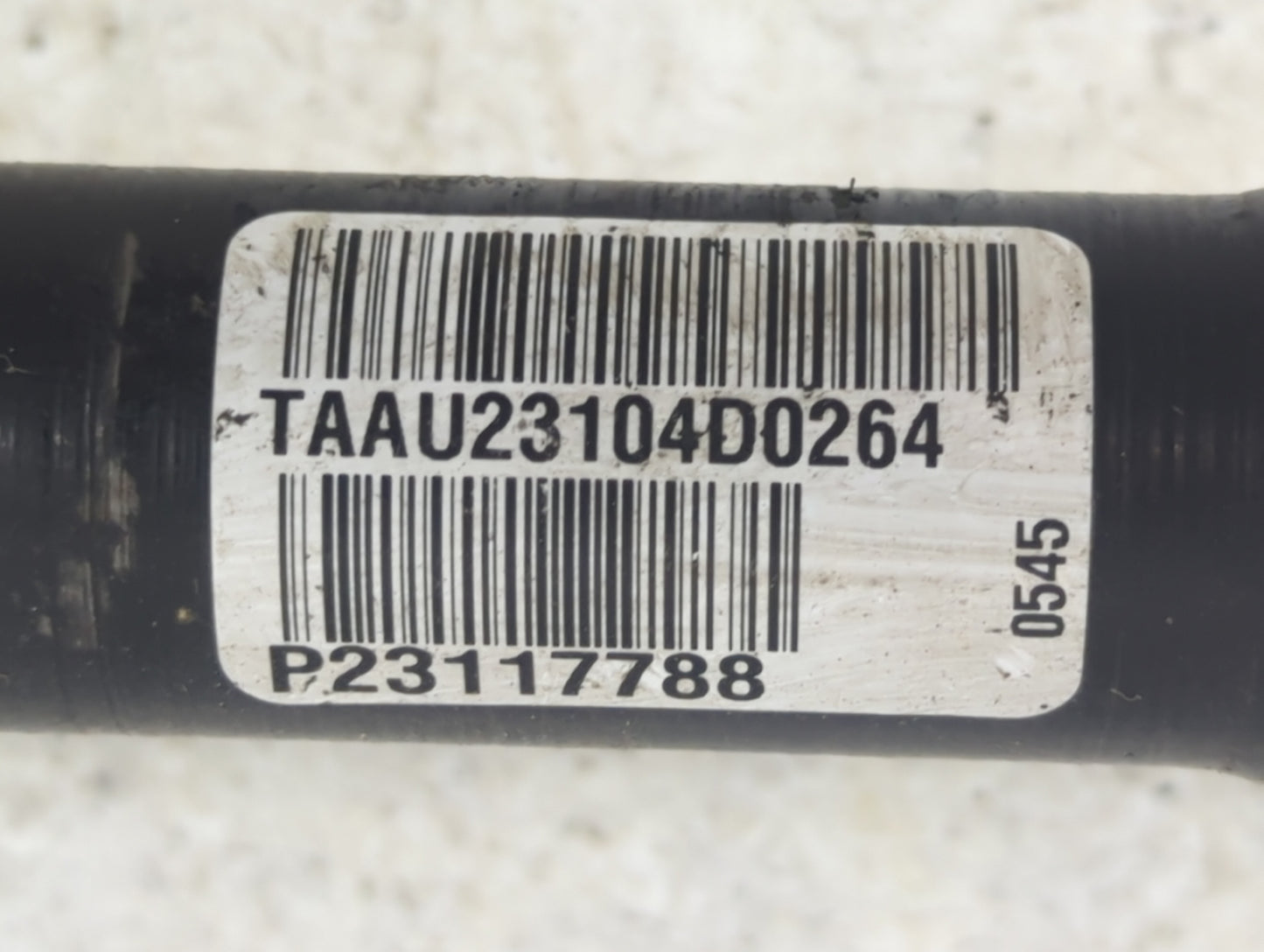 2014-2018 Cadillac Ats Axle Shaft Rear Passenger Cv C/v - Oemusedautoparts1.com