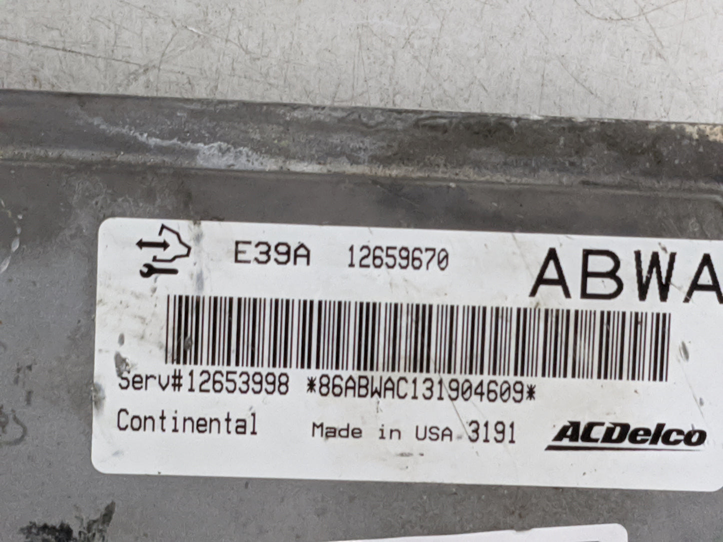 2013-2015 Cadillac Ats PCM Engine Control Computer ECU ECM PCU OEM P/N:12653998 12659670, E39A Fits Fits 2013 2014 2015 2016