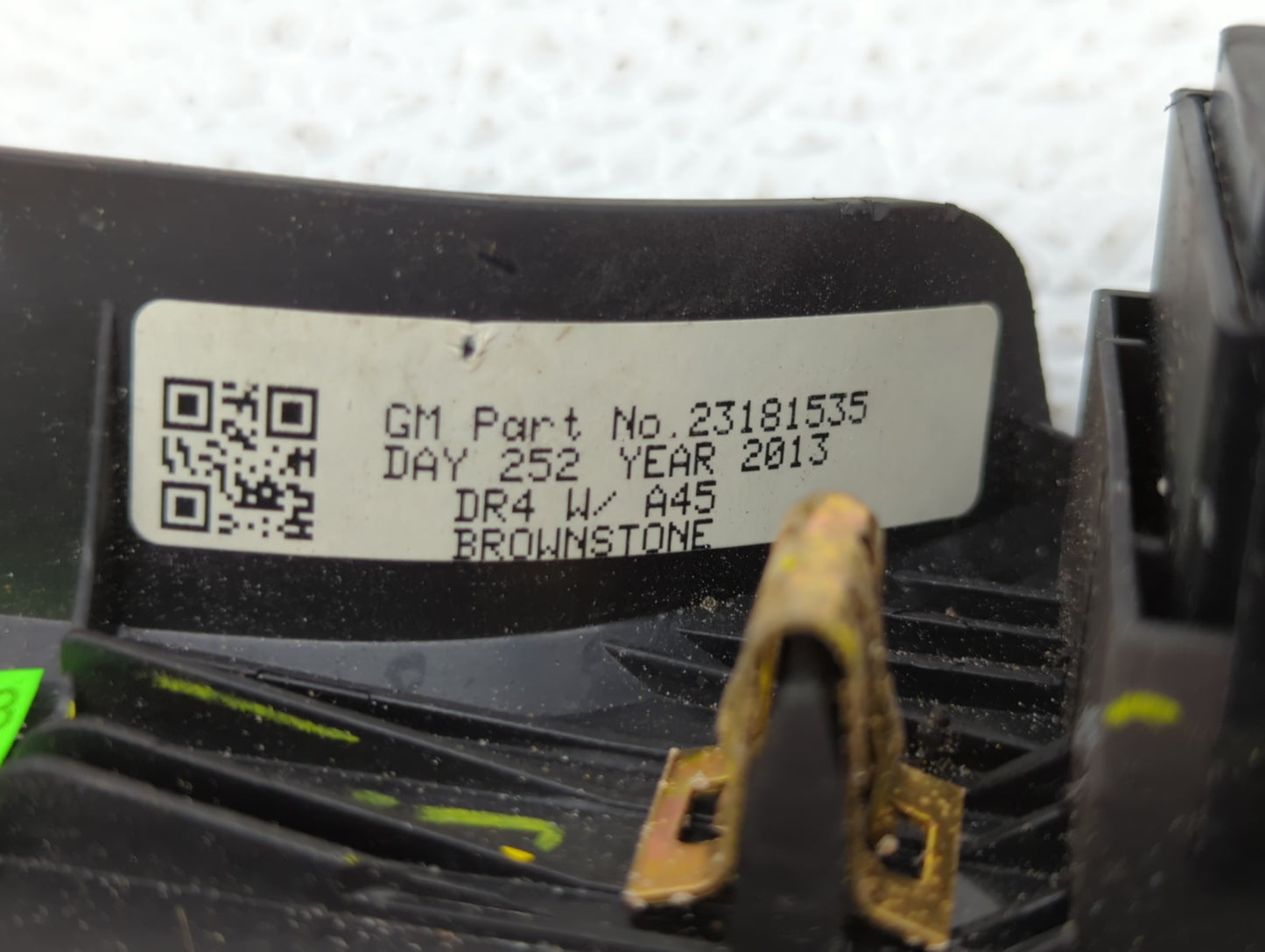2014 Cadillac Ats Passenger Right Rear Power Window Switch 23181535 - Oemusedautoparts1.com