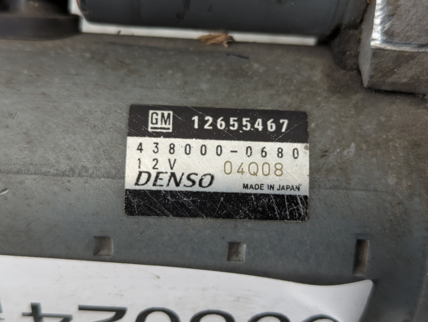 2013-2015 Cadillac Ats Car Starter Motor Solenoid OEM P/N:438000-0680 12655467 Fits OEM Used Auto Parts - Oemusedautoparts1.