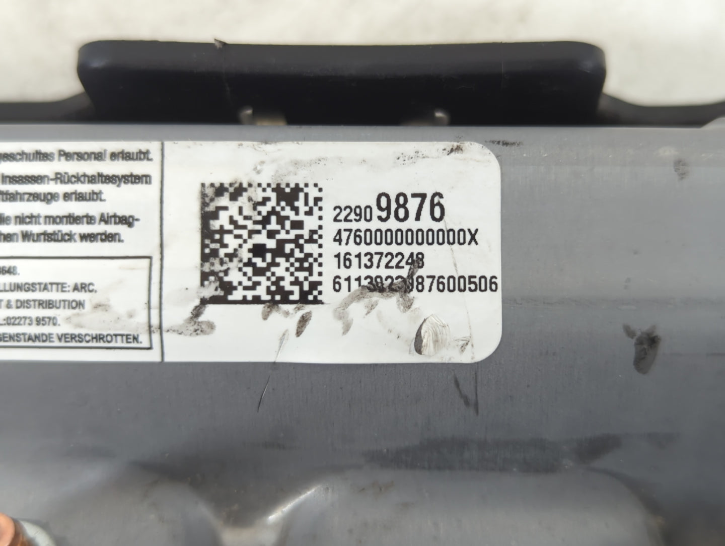2014-2014 Cadillac Ats Air Bag Passenger Right Dashboard Oem - Oemusedautoparts1.com