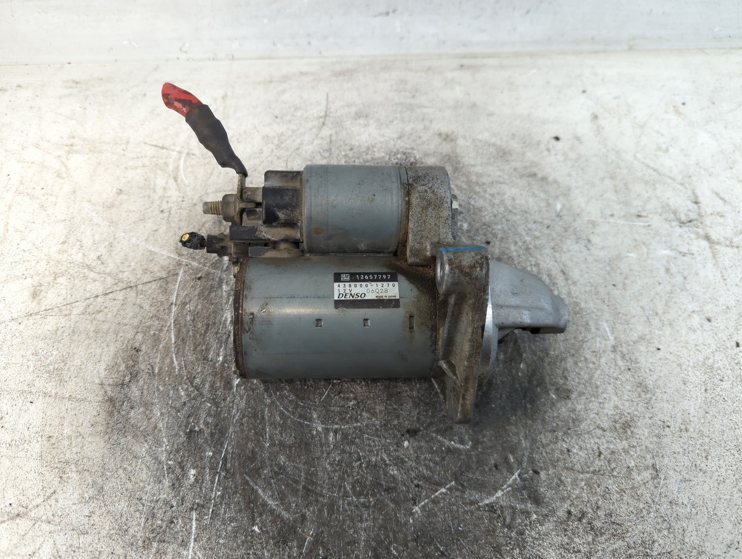 2013-2015 Cadillac Ats Car Starter Motor Solenoid OEM P/N:438000-1270 12657797 Fits OEM Used Auto Parts - Oemusedautoparts1.