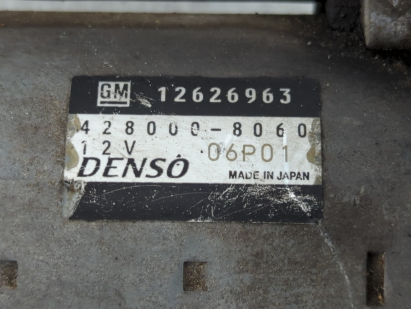 2014-2015 Cadillac Cts Car Starter Motor Solenoid OEM P/N:12626963 12645298 Fits OEM Used Auto Parts - Oemusedautoparts1.com