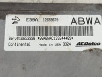2014-2015 Cadillac Cts PCM Engine Control Computer ECU ECM PCU OEM P/N:E39A 12659670 Fits Fits 2013 2014 2015 2016 OEM Used 