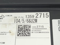 2014 Cadillac Cts Radio AM FM Cd Player Receiver Replacement P/N:13592715 84498601, 84335845 Fits OEM Used Auto Parts - Oemu