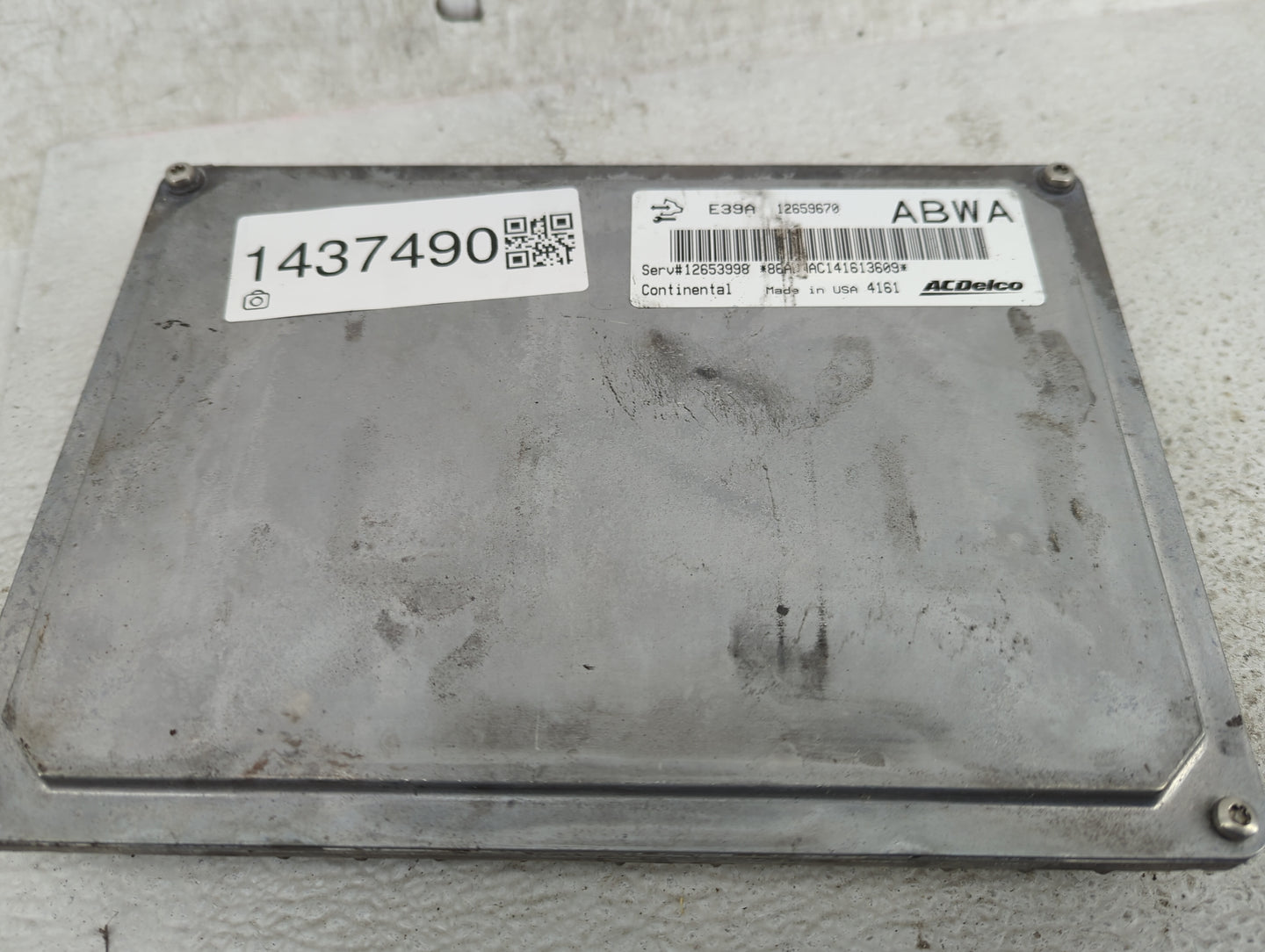 2014-2015 Cadillac Cts PCM Engine Control Computer ECU ECM PCU OEM P/N:12659670 12653998 Fits Fits 2013 2014 2015 2016 OEM U