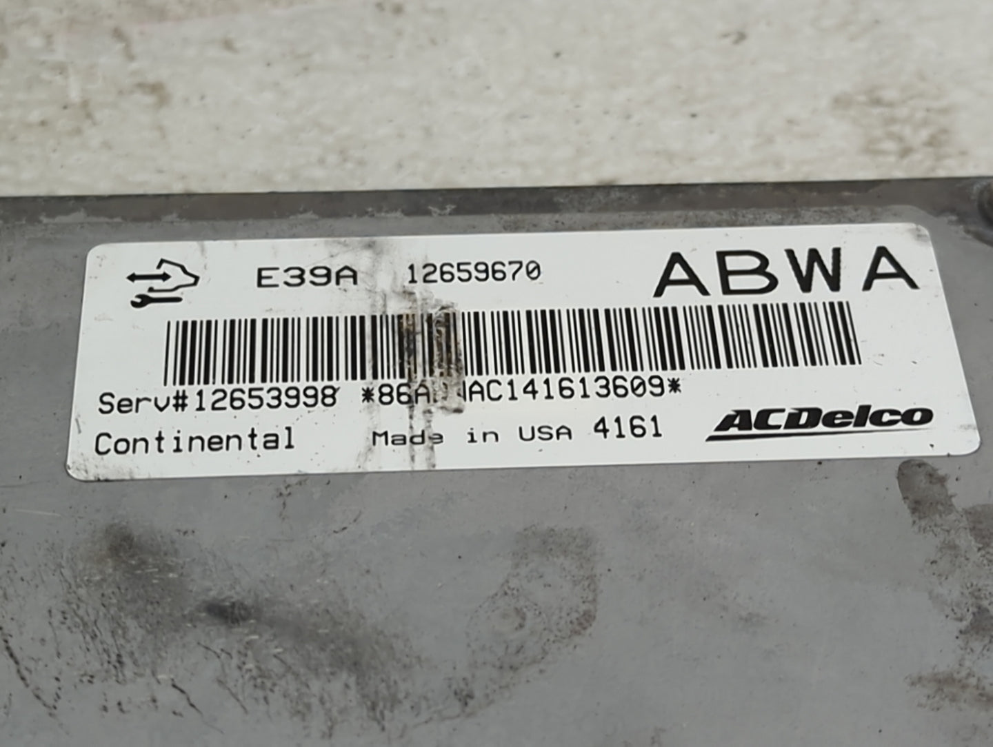 2014-2015 Cadillac Cts PCM Engine Control Computer ECU ECM PCU OEM P/N:12659670 12653998 Fits Fits 2013 2014 2015 2016 OEM U