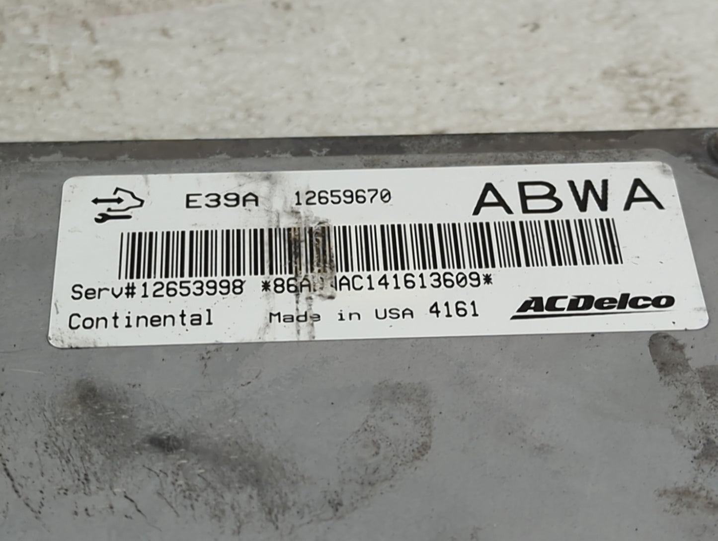 2014-2015 Cadillac Cts PCM Engine Control Computer ECU ECM PCU OEM P/N:12659670 12653998 Fits Fits 2013 2014 2015 2016 OEM U
