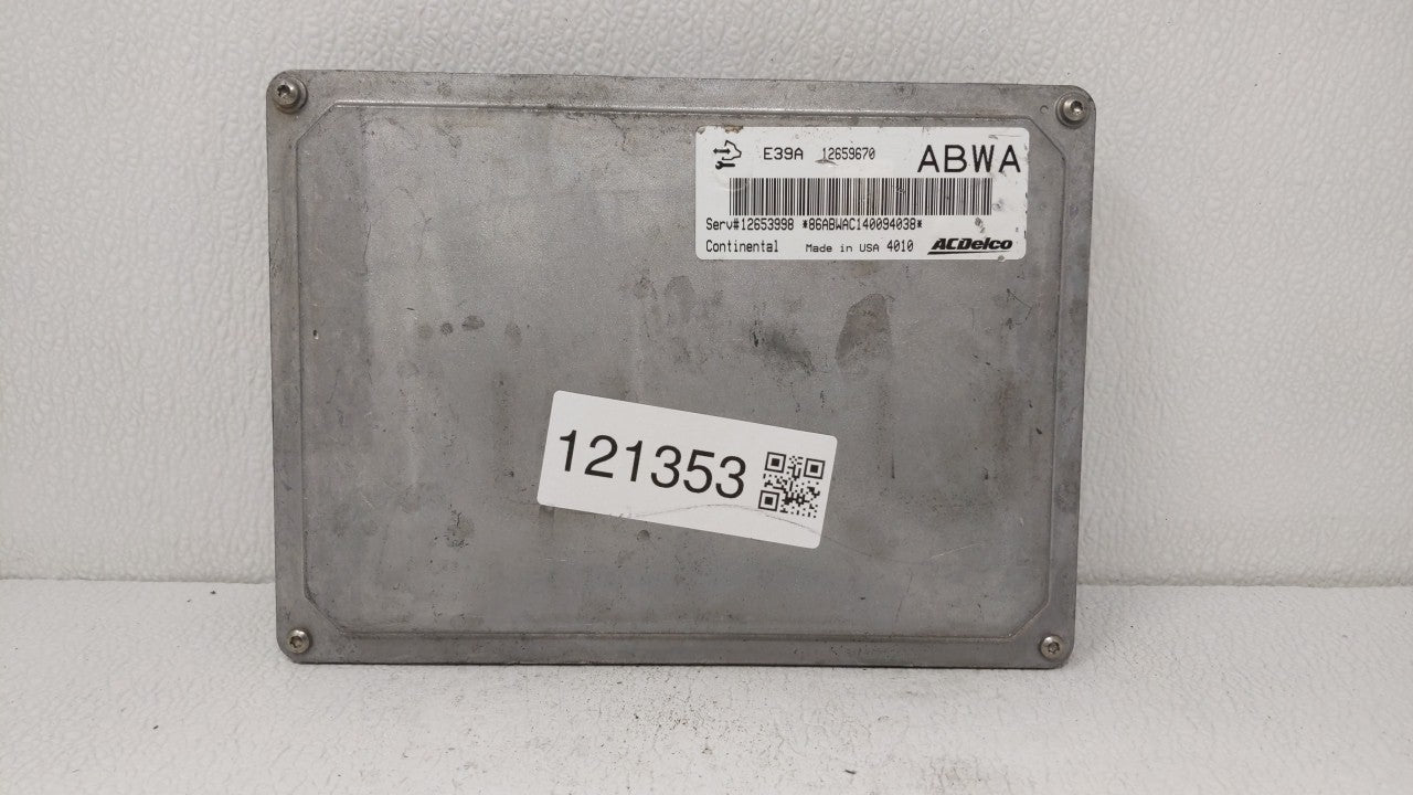 2014-2015 Cadillac Cts PCM Engine Control Computer ECU ECM PCU OEM Fits OEM Used Auto Parts - Oemusedautoparts1.com