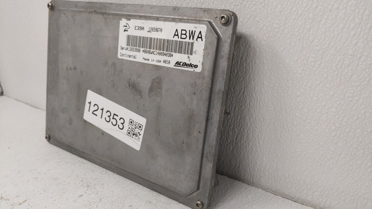 2014-2015 Cadillac Cts PCM Engine Control Computer ECU ECM PCU OEM OEM Used Auto Parts - Oemusedautoparts1.com