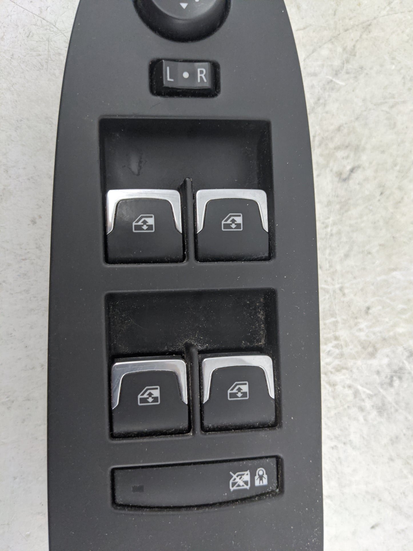 2014-2019 Cadillac Cts Master Power Window Switch Replacement Driver Side Left P/N:1593563X-01-MK Fits OEM Used Auto Parts -