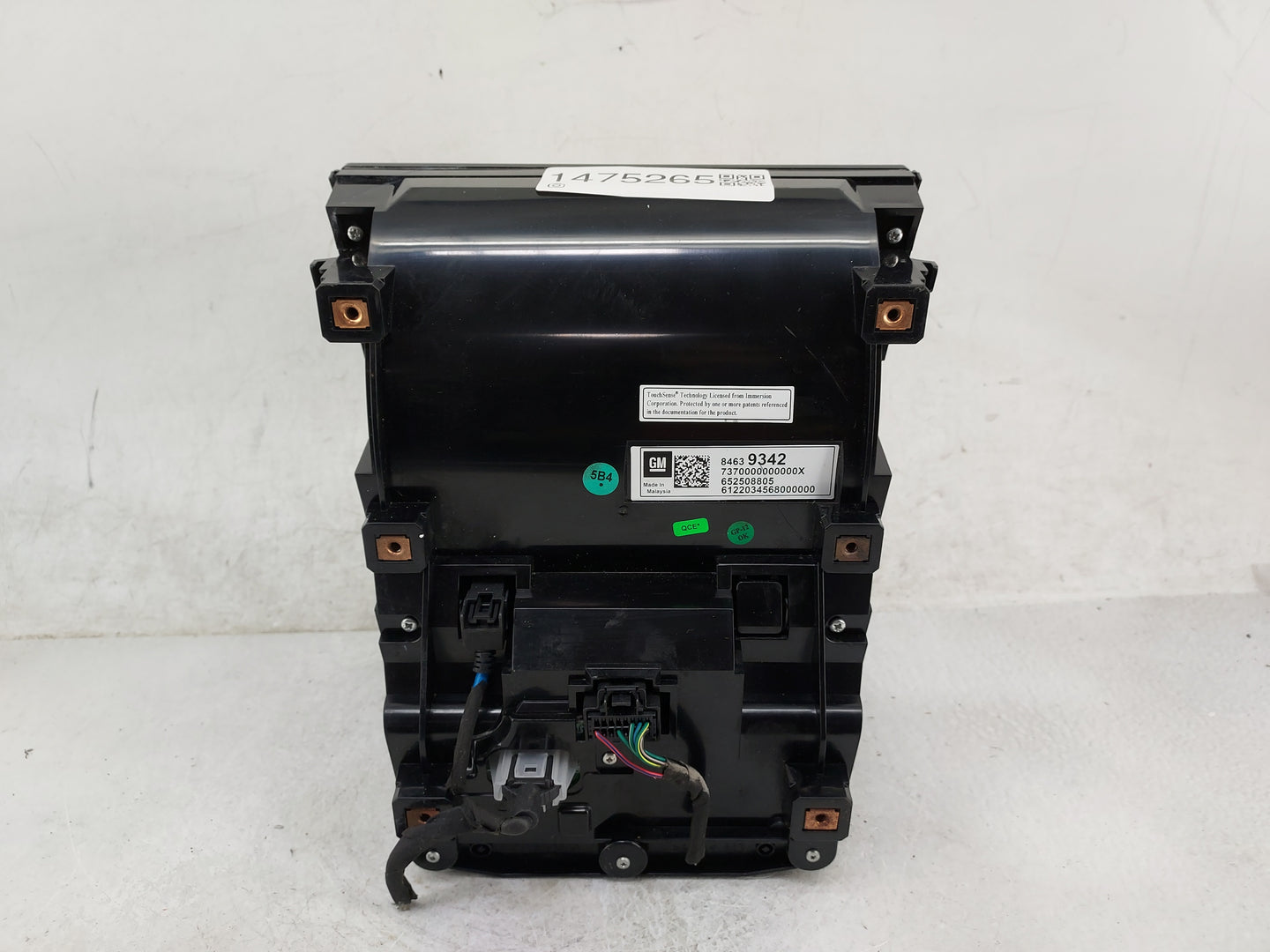 2014 Cadillac Cts Radio Control Panel Black - Oemusedautoparts1.com