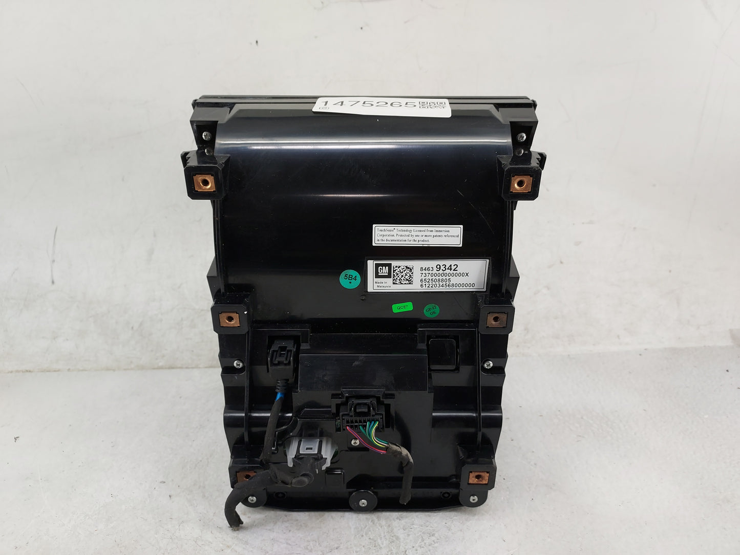 2014 Cadillac Cts Radio Control Panel Black - Oemusedautoparts1.com