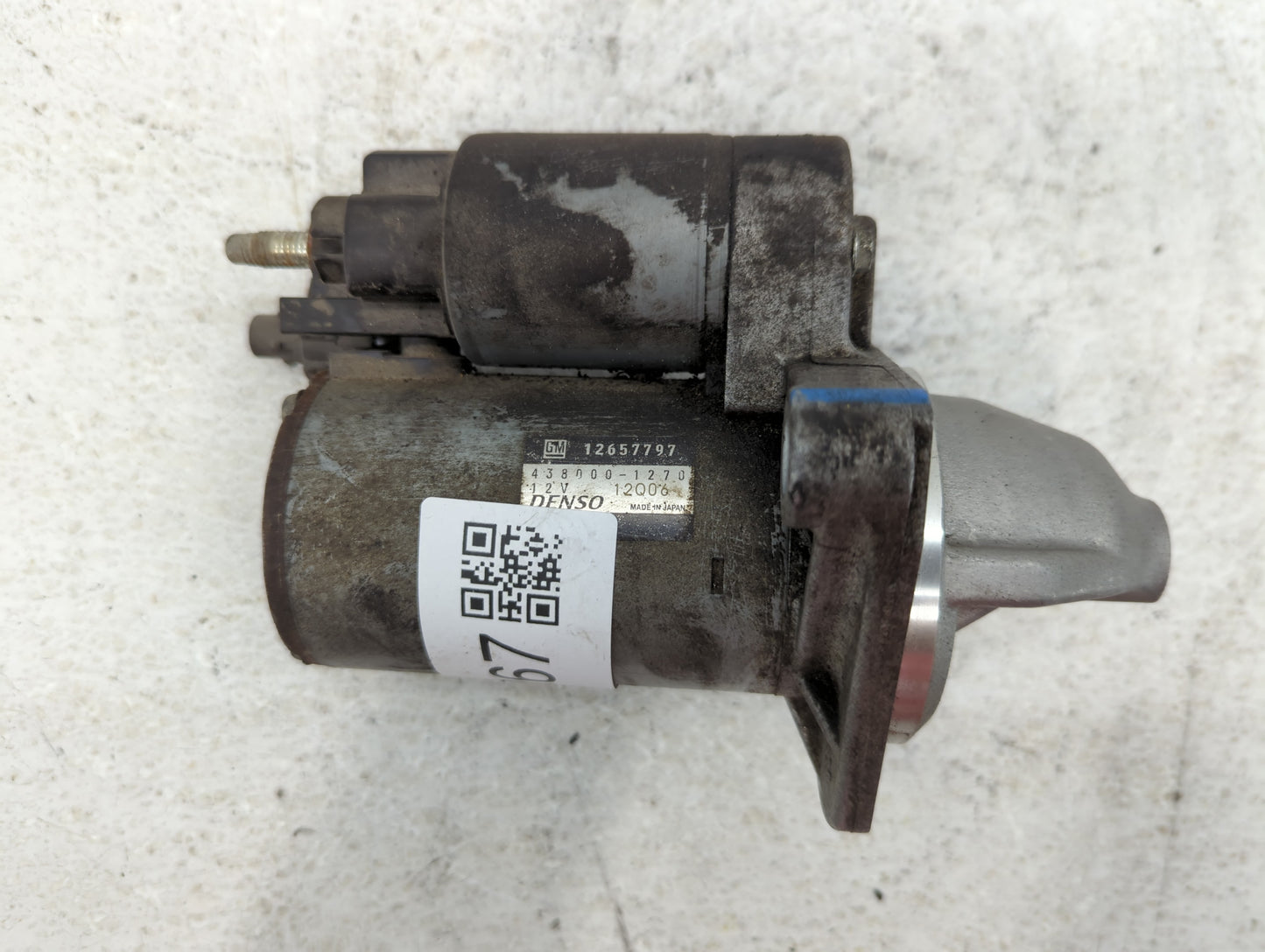 2014-2015 Cadillac Cts Car Starter Motor Solenoid OEM P/N:438000-1270 12657797 Fits OEM Used Auto Parts - Oemusedautoparts1.
