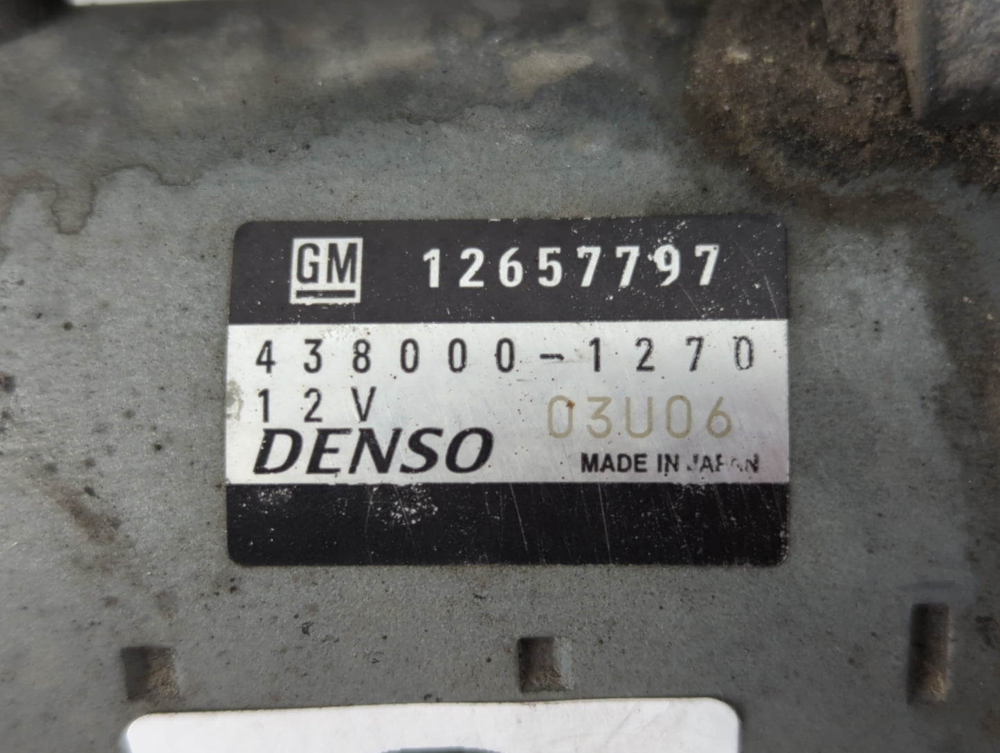 2014-2015 Cadillac Cts Car Starter Motor Solenoid OEM P/N:438000-1270 12657797 Fits OEM Used Auto Parts - Oemusedautoparts1.