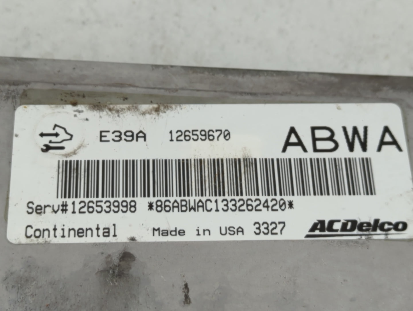 2014-2015 Cadillac Cts PCM Engine Control Computer ECU ECM PCU OEM P/N:12659670 12653998 Fits Fits 2013 2014 2015 2016 OEM U