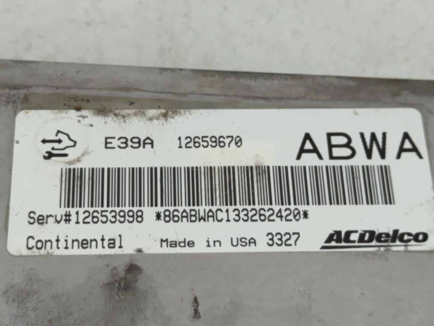2014-2015 Cadillac Cts PCM Engine Control Computer ECU ECM PCU OEM P/N:12659670 12653998 Fits Fits 2013 2014 2015 2016 OEM U