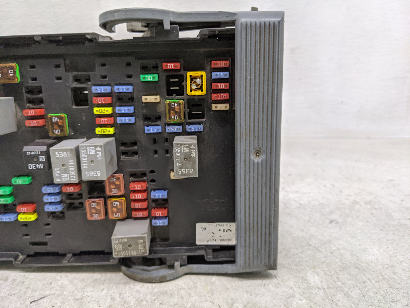 2010-2014 Cadillac Escalade Fusebox Fuse Box Panel Relay Module P/N:22798217 Fits Fits 2010 2011 2012 2013 2014 OEM Used Aut
