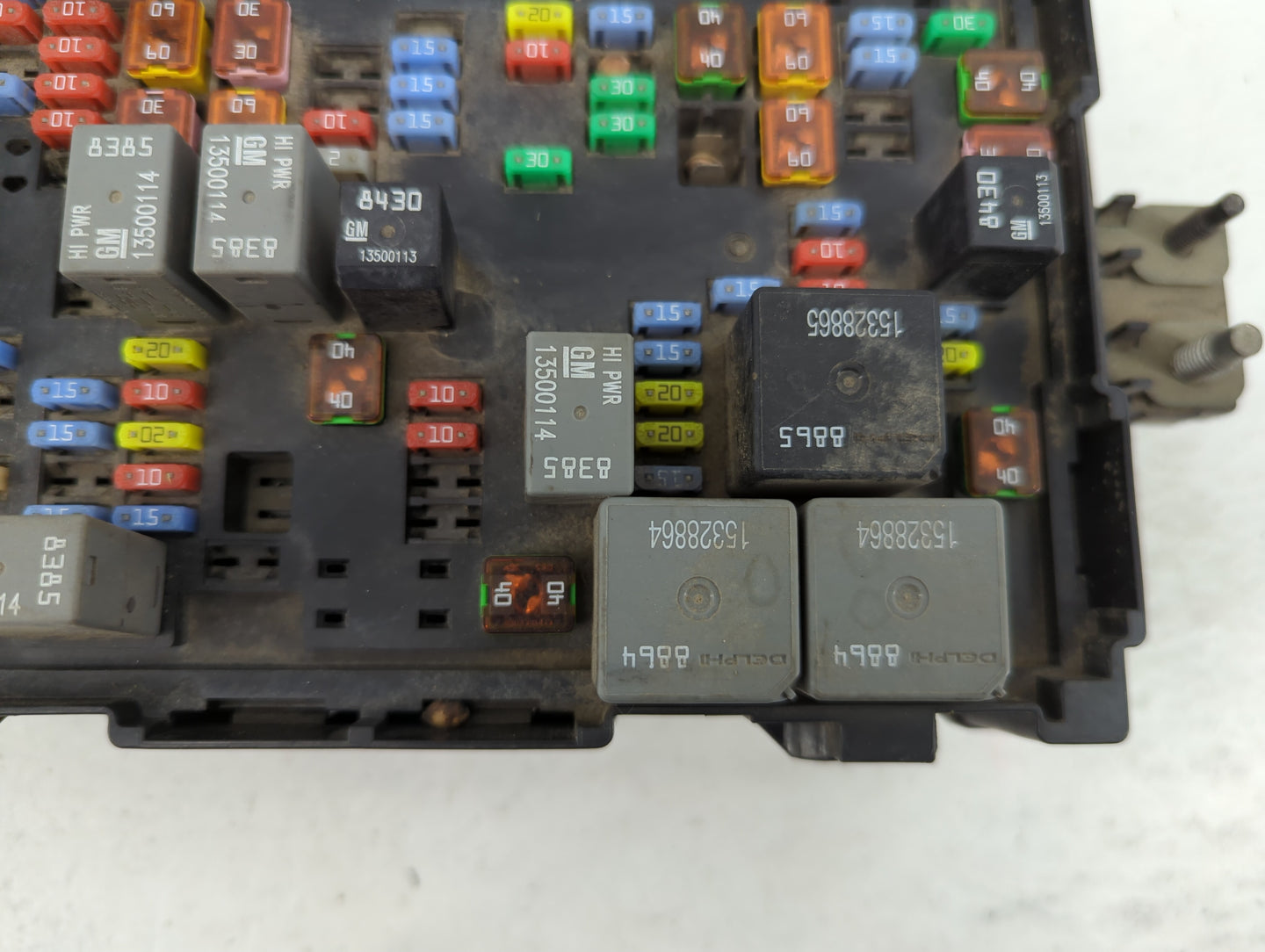 2010-2014 Cadillac Escalade Fusebox Fuse Box Panel Relay Module P/N:25941368 Fits Fits 2010 2011 2012 2013 2014 OEM Used Aut