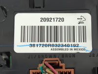 2012-2014 Cadillac Escalade Climate Control Module Temperature AC/Heater Replacement P/N:20921720 Fits Fits 2012 2013 2014 O