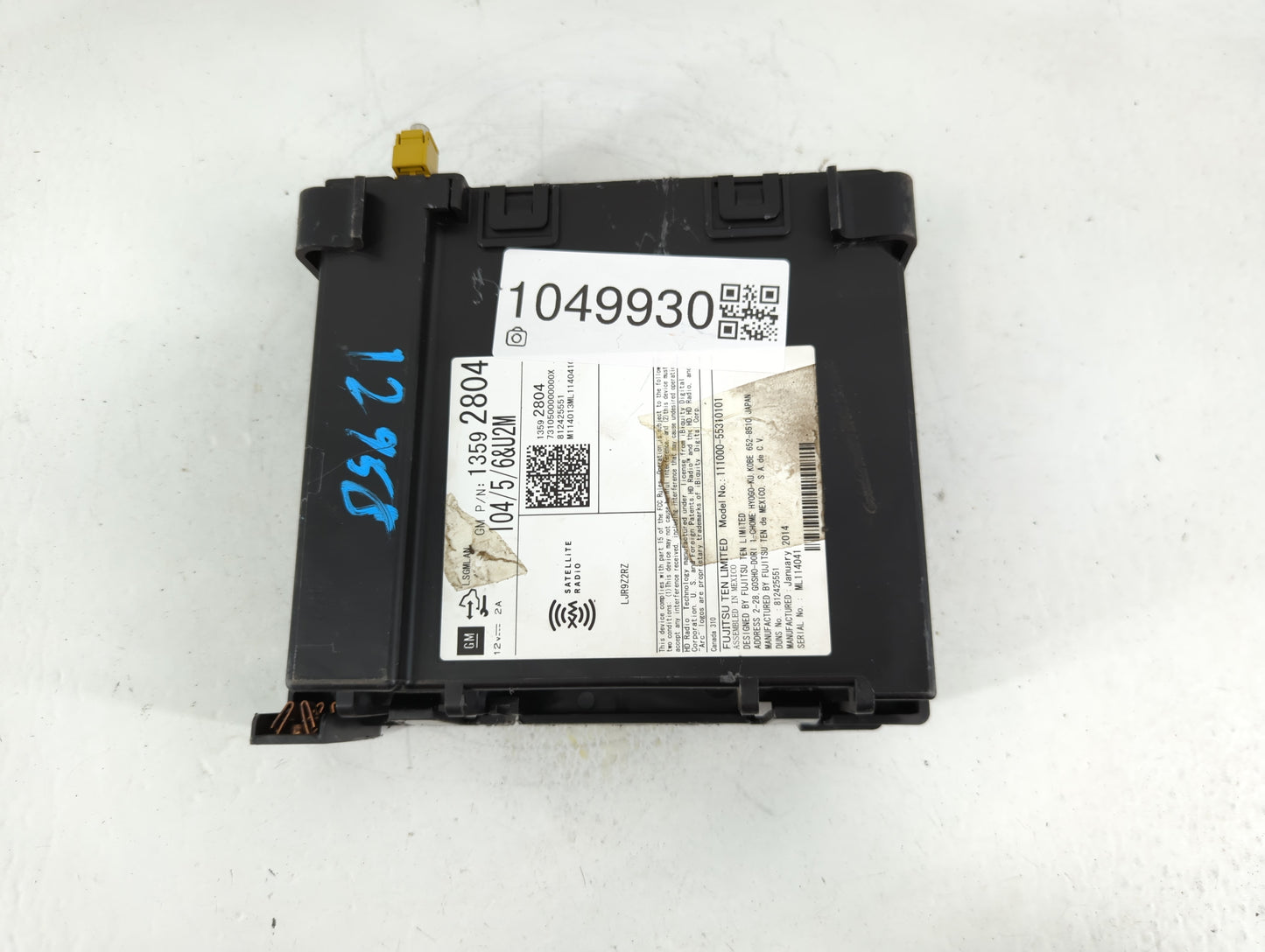 2013-2014 Cadillac Srx Radio AM FM Cd Player Receiver Replacement P/N:13592804 Fits Fits 2013 2014 OEM Used Auto Parts - Oem