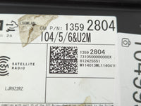 2013-2014 Cadillac Srx Radio AM FM Cd Player Receiver Replacement P/N:13592804 Fits Fits 2013 2014 OEM Used Auto Parts - Oem