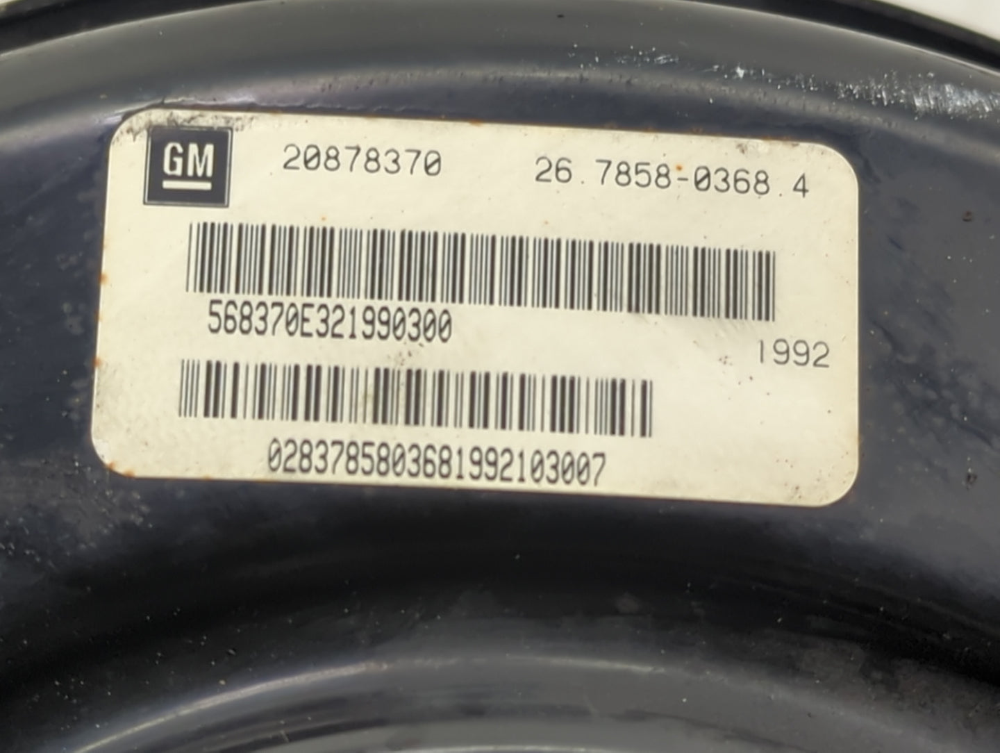2013-2016 Cadillac Srx Power Brake Booster Oem 1423315 - Oemusedautoparts1.com