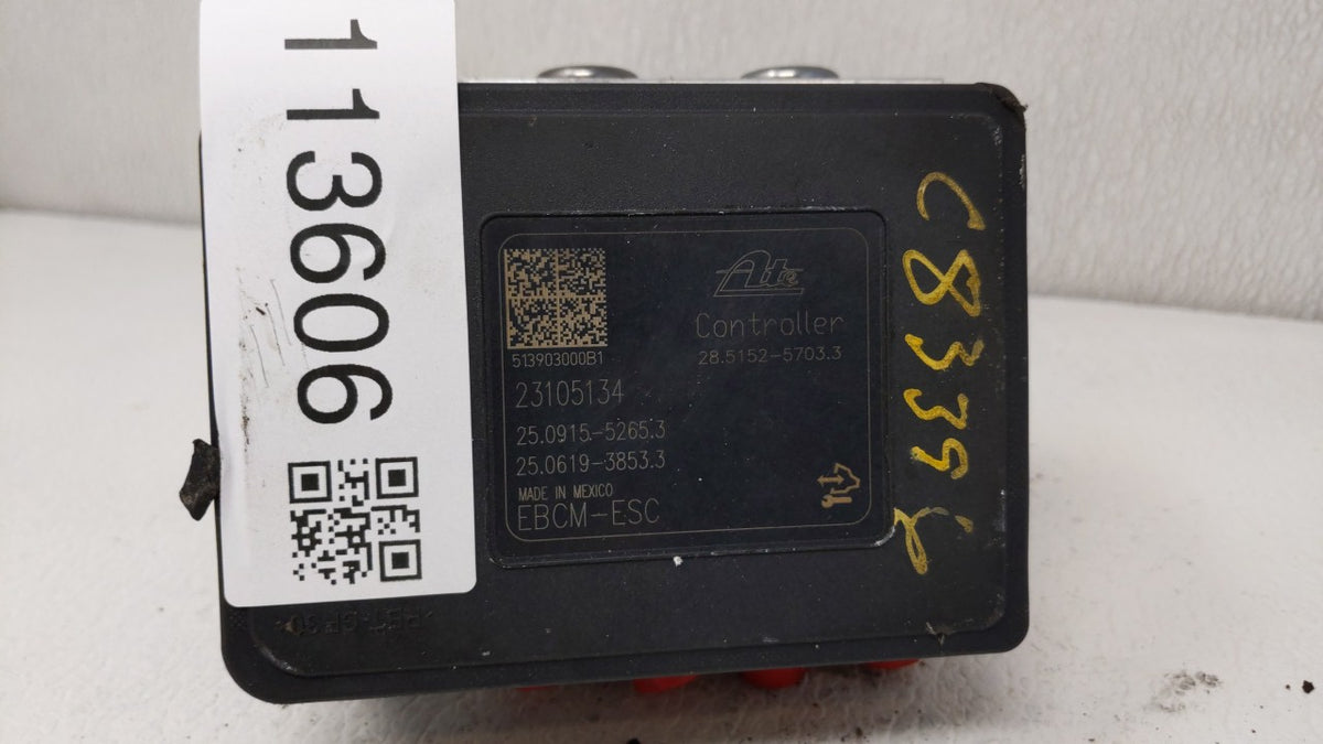 2013-2014 Cadillac Xts Anti-Lock Brake ABS Pump Module Actuator OEM P/N:23105132 23105094 Fits Fits 2013 2014 OEM Used Auto 
