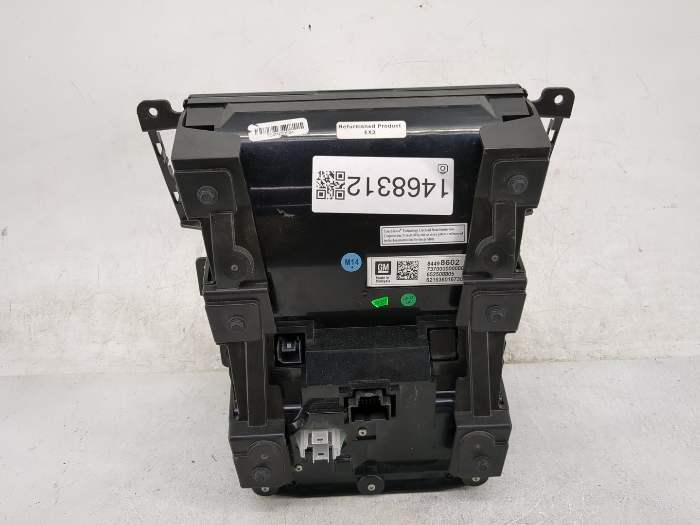 2013-2015 Cadillac Xts Radio AM FM Cd Player Receiver Replacement P/N:84498602 652508805, 6215360167 Fits Fits 2013 2014 201
