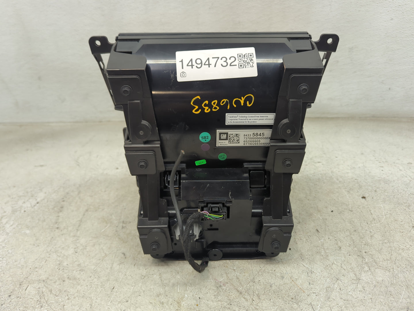 2014 Cadillac Xts Radio Control Panel - Oemusedautoparts1.com