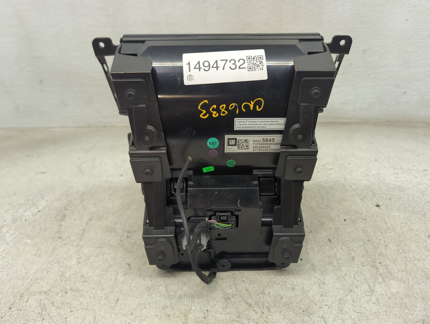 2014 Cadillac Xts Radio Control Panel - Oemusedautoparts1.com