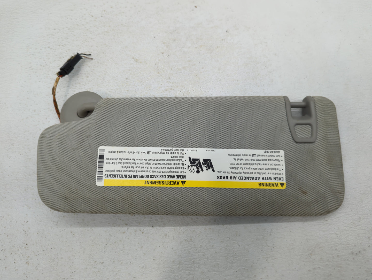 2013-2017 Cadillac Xts Sun Visor Shade Replacement Passenger Right Mirror Fits Fits 2013 2014 2015 2016 2017 OEM Used Auto P