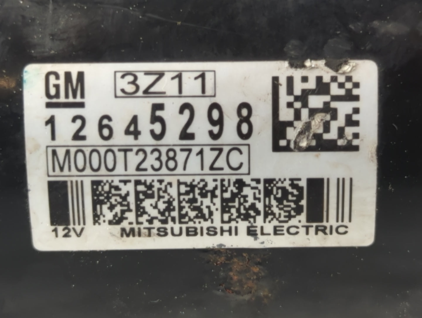 2013-2019 Cadillac Xts Car Starter Motor Solenoid OEM P/N:12645298 M000T36571 Fits OEM Used Auto Parts - Oemusedautoparts1.c