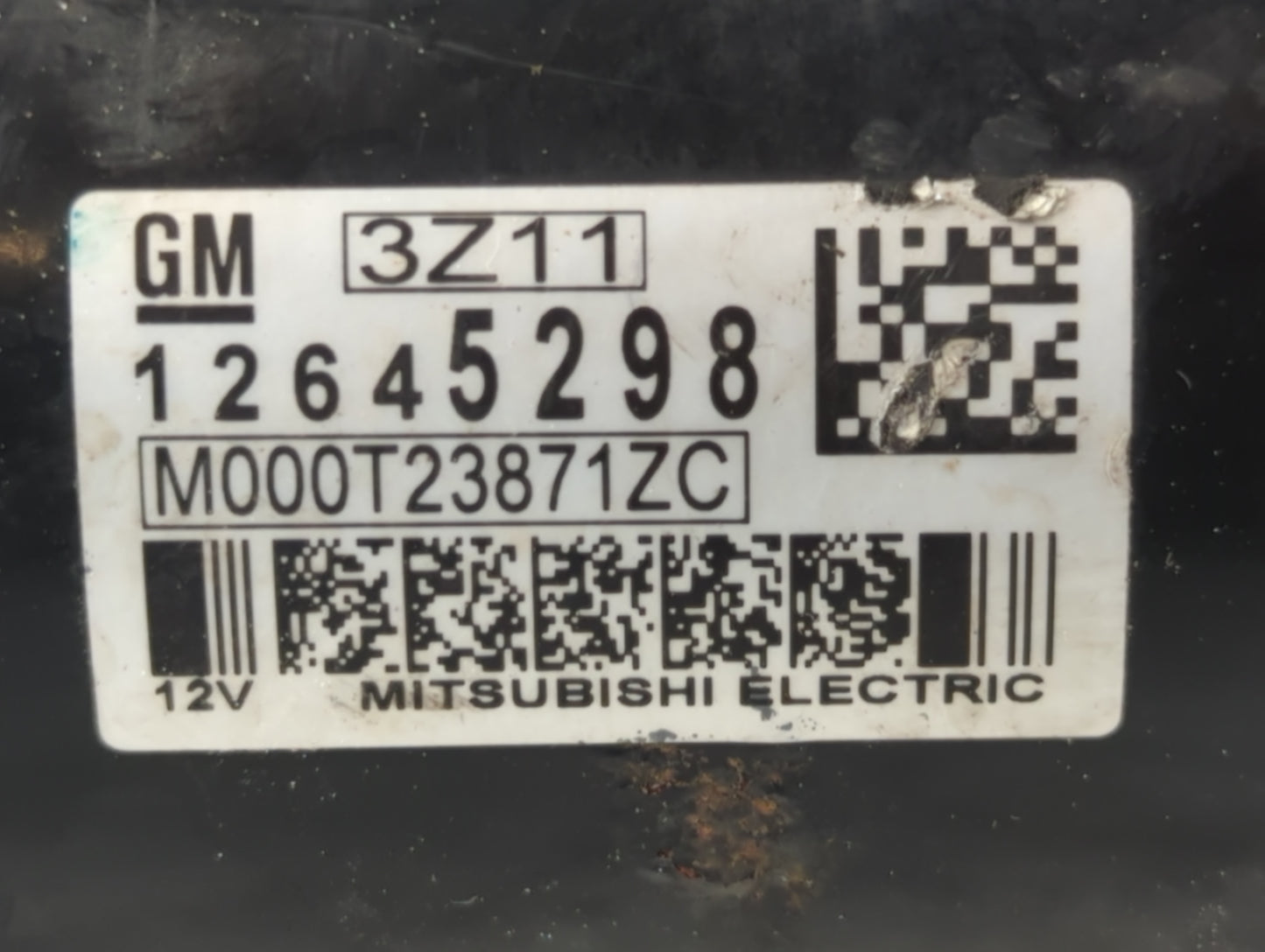 2013-2019 Cadillac Xts Car Starter Motor Solenoid OEM P/N:12645298 M000T36571 Fits OEM Used Auto Parts - Oemusedautoparts1.c