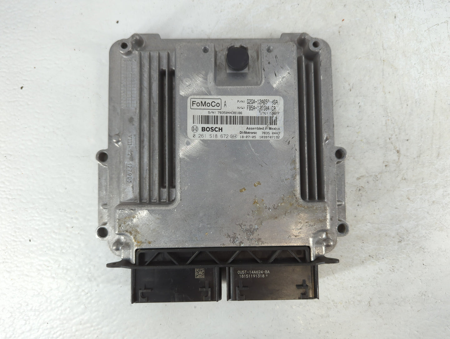 2013-2016 Cadillac Xts PCM Engine Control Computer ECU ECM PCU OEM P/N:0 261 S18 672 G2GA-12A650-8SA Fits Fits 2013 2014 201