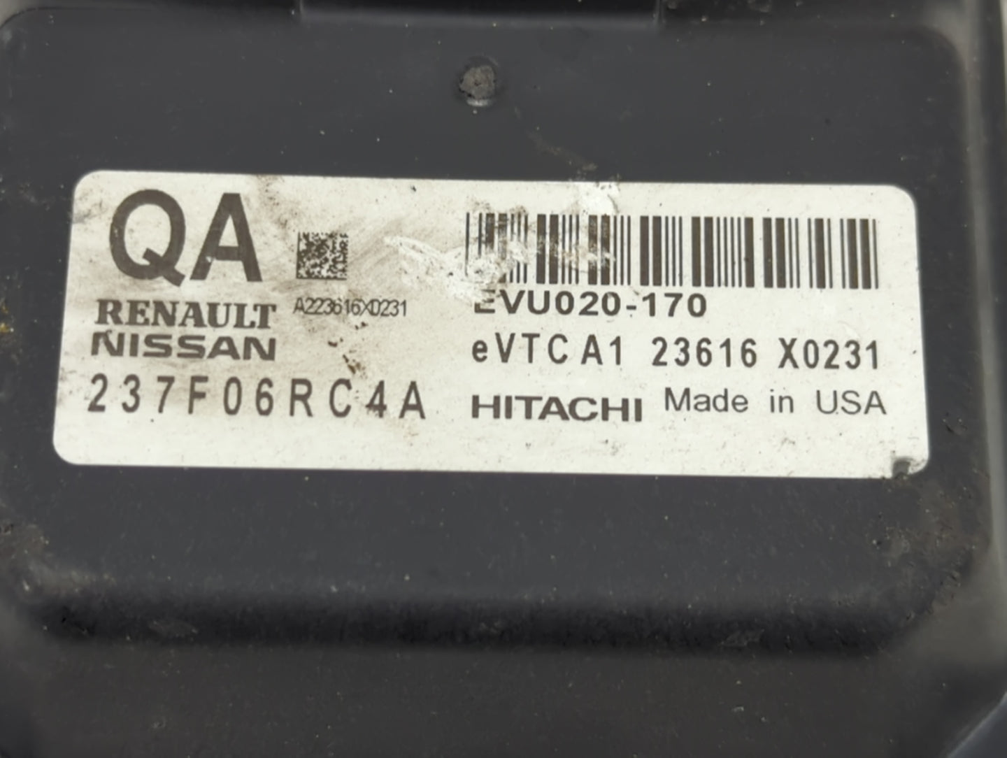 2013-2015 Chevrolet Camaro PCM Engine Control Computer ECU ECM PCU OEM P/N:EVU020-170 237F06RC4A Fits Fits 2013 2014 2015 20