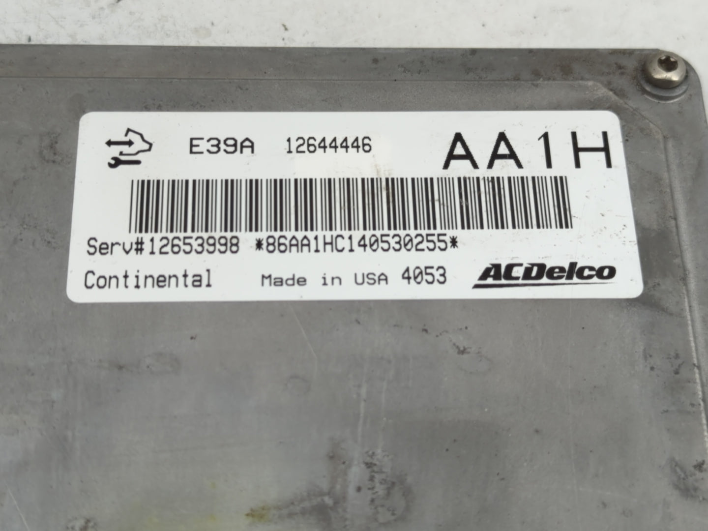 2013-2015 Chevrolet Camaro PCM Engine Control Computer ECU ECM PCU OEM P/N:12644446 AA1H Fits Fits 2013 2014 2015 2016 OEM U