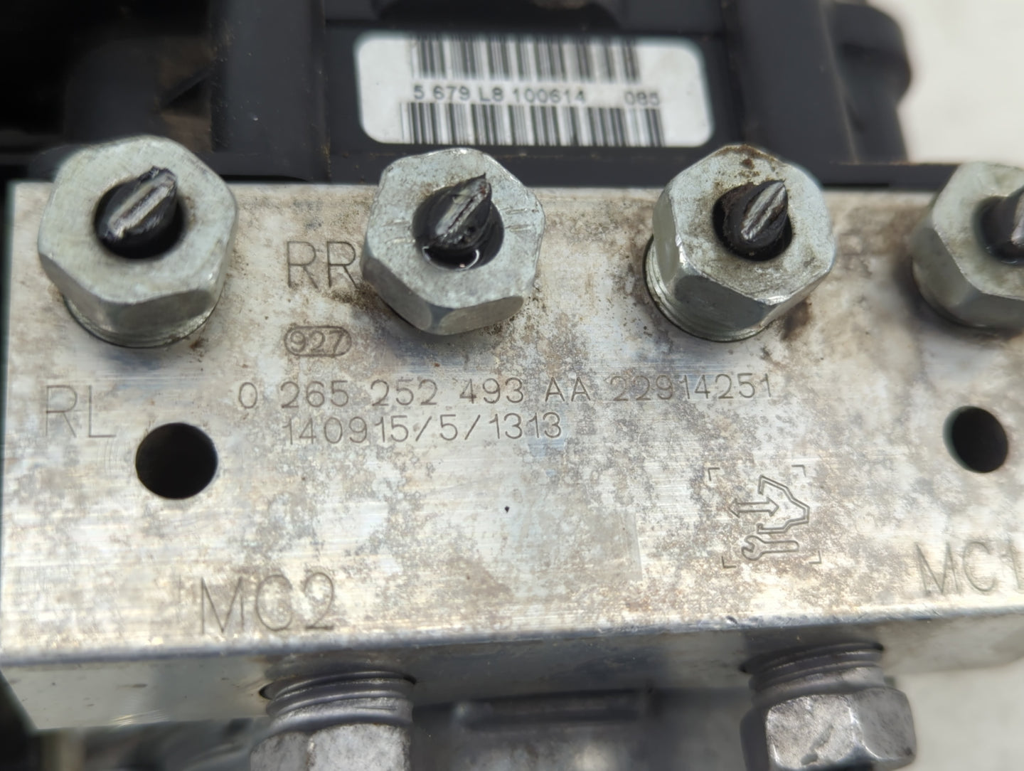 2012-2015 Chevrolet Camaro ABS Pump Control Module Replacement P/N:0 265 252 493 KG9C-2B373-LD Fits Fits 2012 2013 2014 2015
