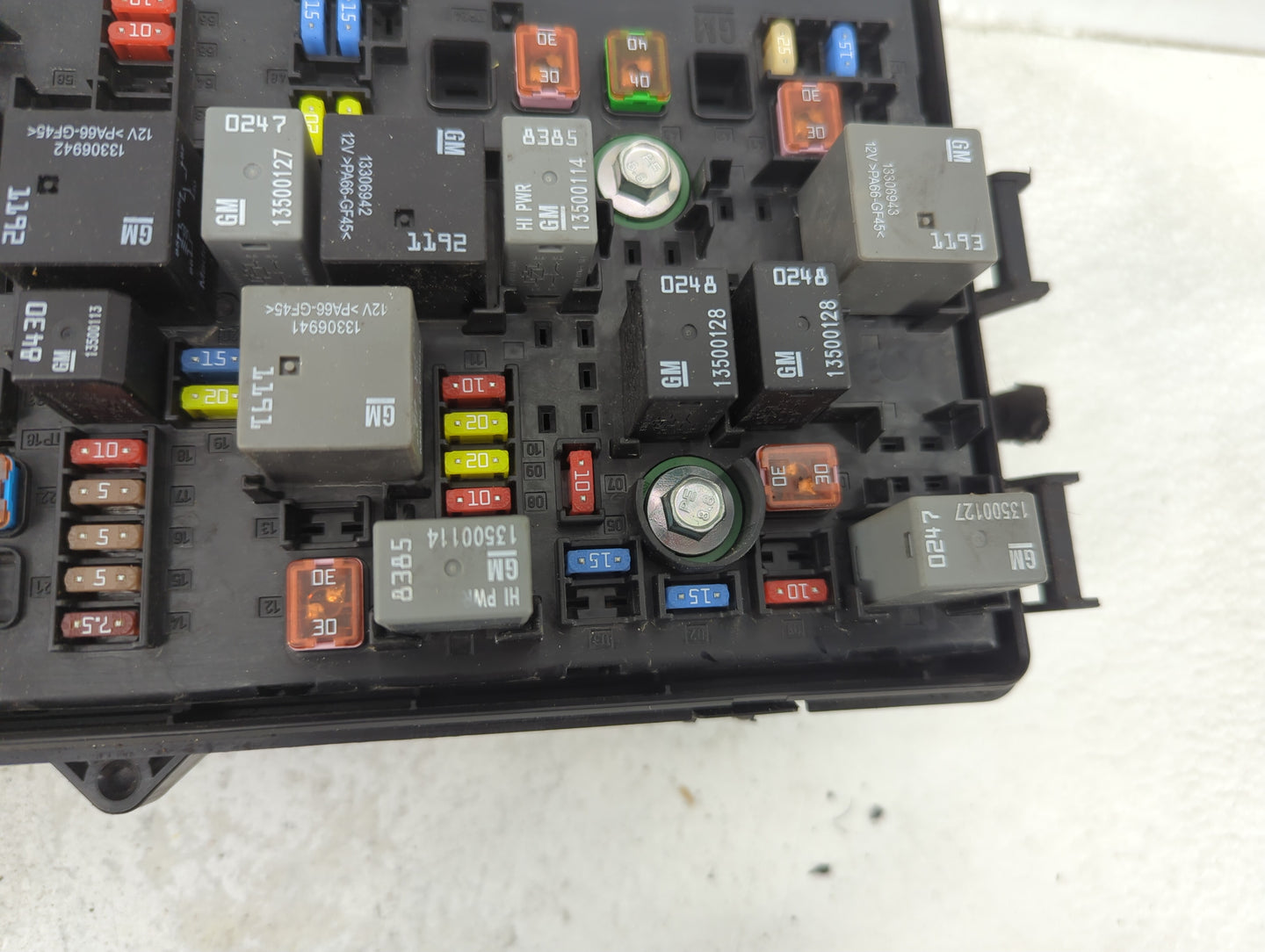 2012-2015 Chevrolet Camaro Fusebox Fuse Box Panel Relay Module P/N:22760635 01 Fits Fits 2012 2013 2014 2015 OEM Used Auto P