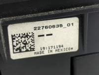 2012-2015 Chevrolet Camaro Fusebox Fuse Box Panel Relay Module P/N:22760635 01 Fits Fits 2012 2013 2014 2015 OEM Used Auto P