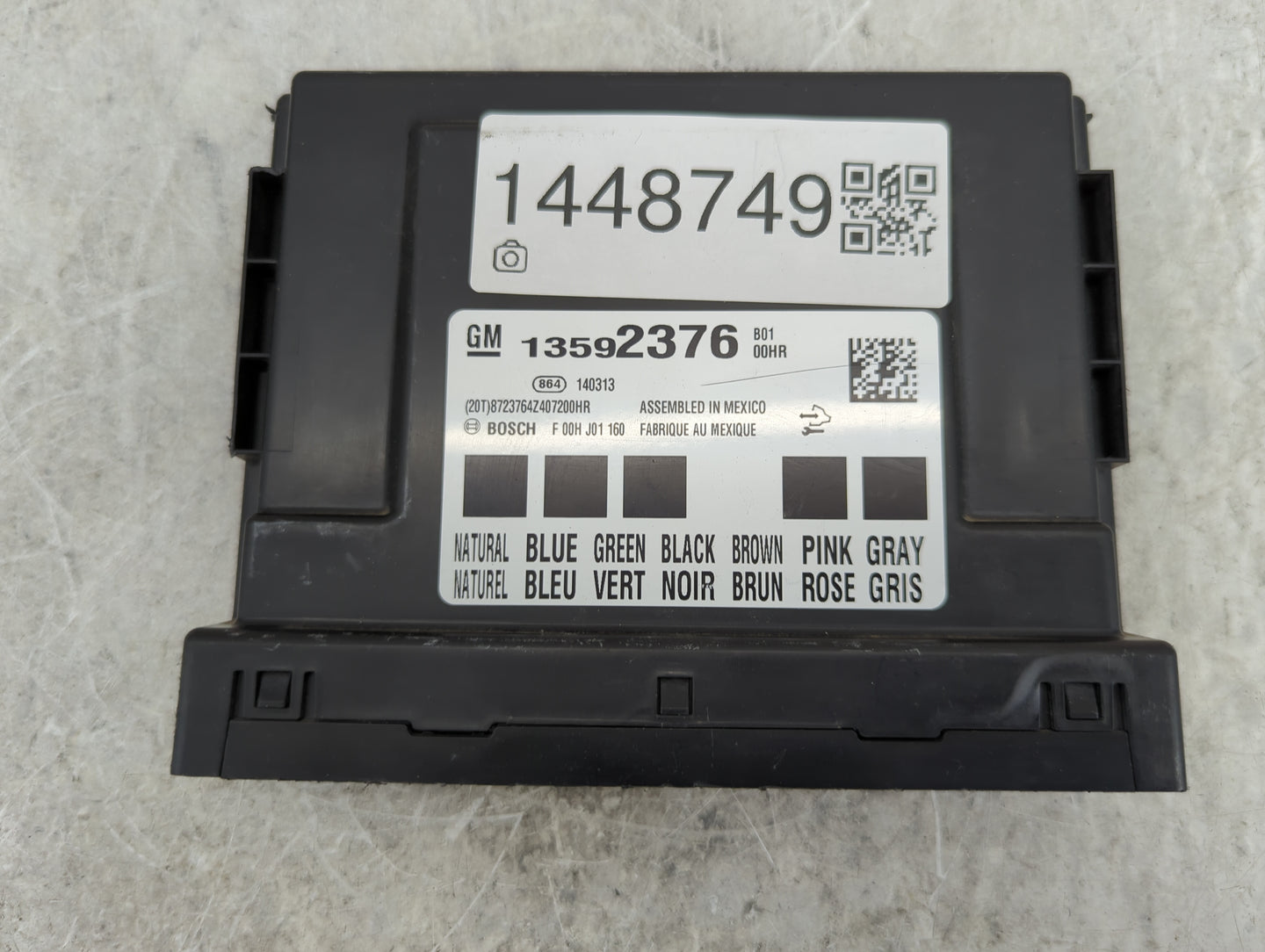 2014-2015 Chevrolet Camaro Body Control Module Bcm Inner Cabin Fuse Box - Oemusedautoparts1.com